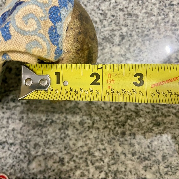 Embroidered Tapestry Cow Bells (2) Vtg Floral Wall Hanging Farmhouse Cottagecore - Picture 16 of 16